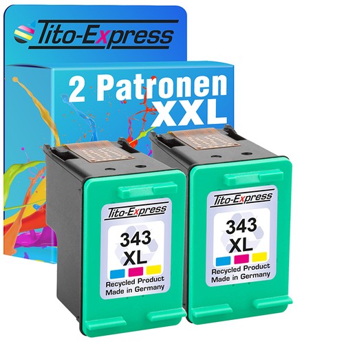 343 xl druckerpatrone - 2x, hp